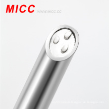 MICC bonne qualité inconel600 gaine 3 cœurs RTD MI câble